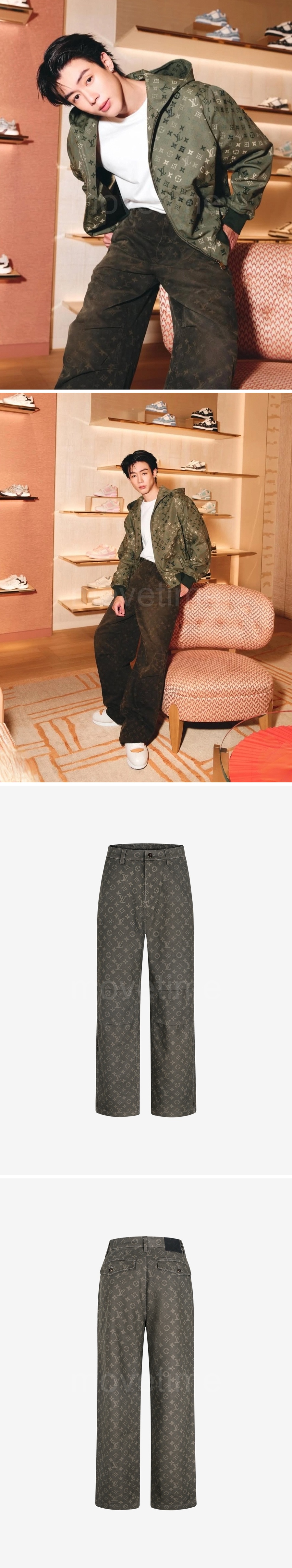 루이비통 모노그램 데님 팬츠 진 청바지 26SS 상세이미지 3